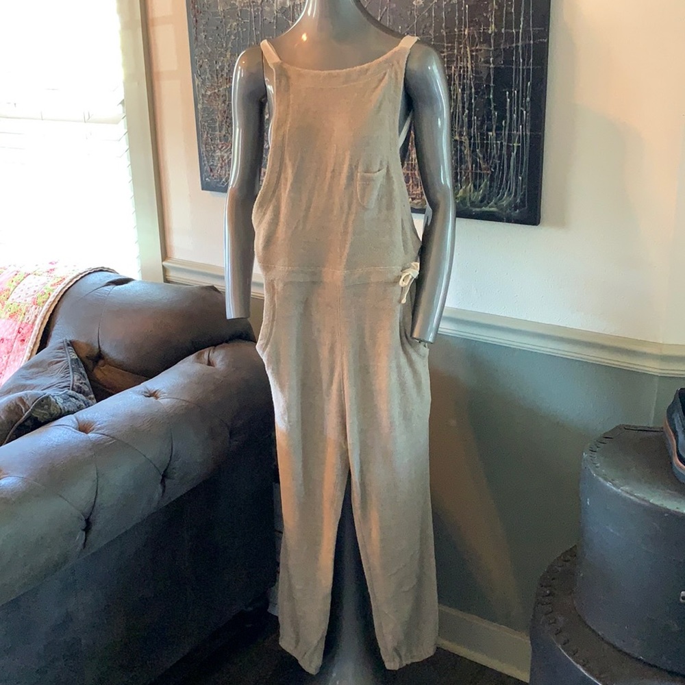 SAMPLE snow peak Terrycloth Tie Back Overalls